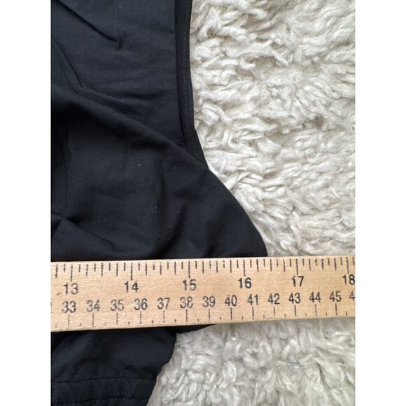 J. Crew Hyacinth Dress In Cotton Poplin black ruched money sz XXSP - Picture 4 of 6